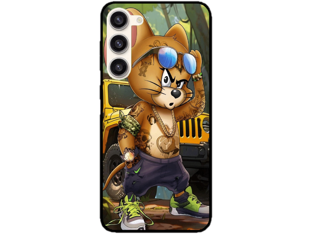 Skin Tom si Jerry 1, compatibil cu Samsung Galaxy S24, M0140