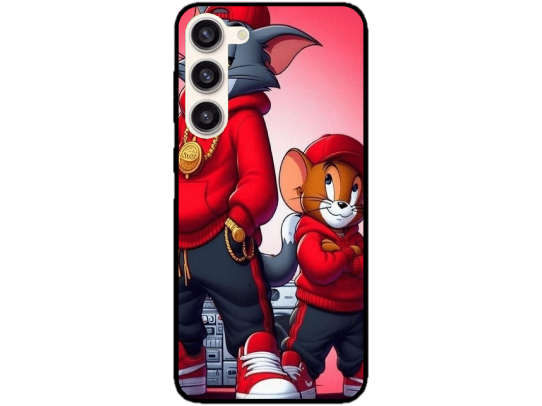 Skin Tom si Jerry 2, compatibil cu Samsung Galaxy S23, M0141