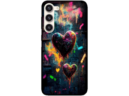 Skin Hearts, compatibil cu Samsung Galaxy S24, M0190
