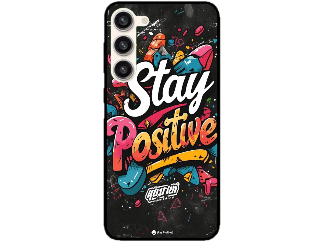 Skin Stay Positive, compatibil cu Samsung Galaxy S24 Plus, M0194