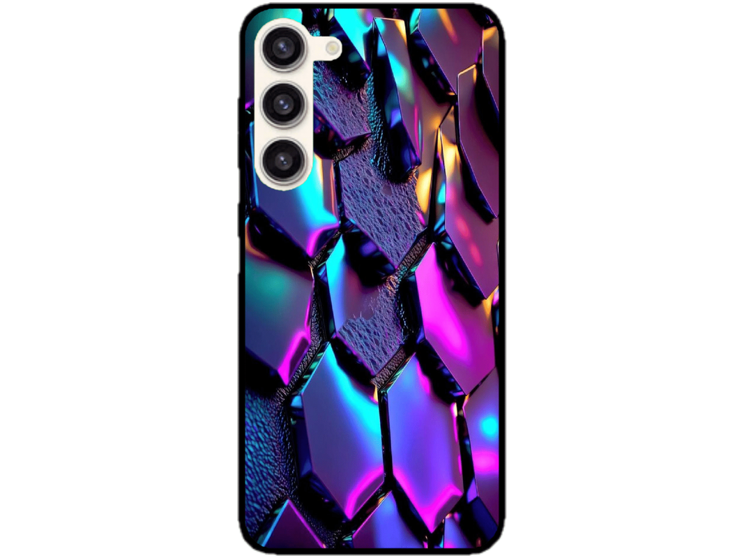 Skin Hexagons 2, compatibil cu Samsung Galaxy S24 Plus, M0214