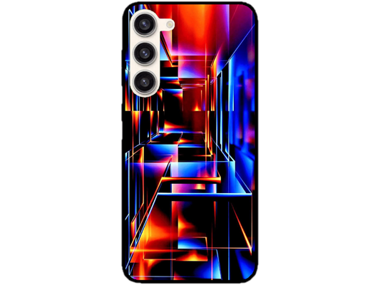 Skin Abstract Square, compatibil cu Samsung Galaxy S24, M0229