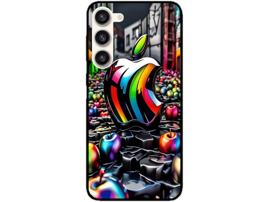 Skin Apple Logo, compatibil cu Samsung Galaxy S23, M0240