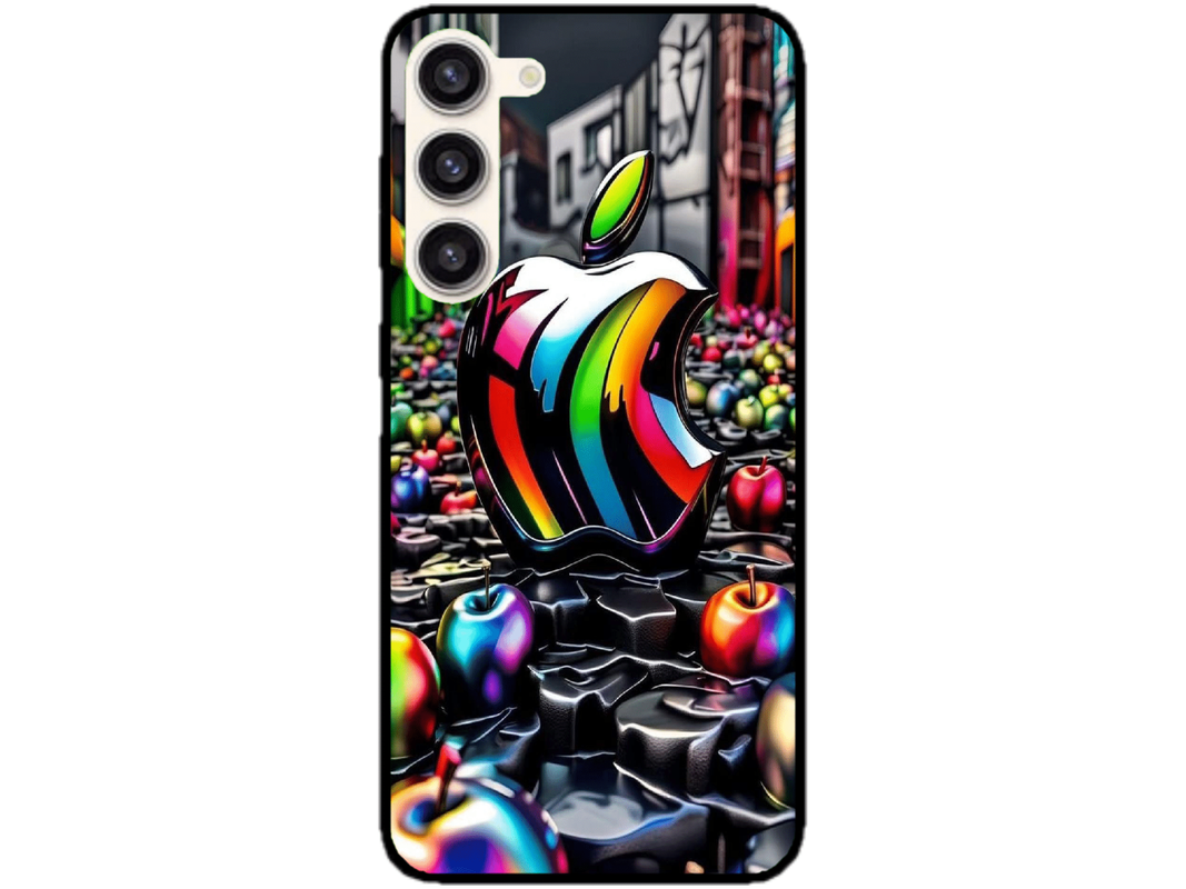 Skin Apple Logo, compatibil cu Samsung Galaxy S24 Plus, M0240