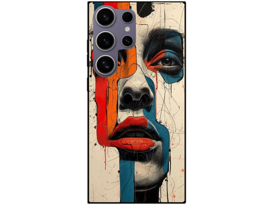 Skin Facepaint, compatibil cu Samsung Galaxy S24 Ultra, M0012