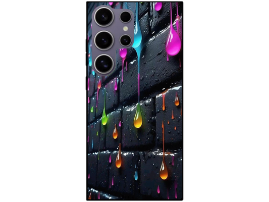 Skin Rainbow Drops 3, compatibil cu Samsung Galaxy S23 Ultra, M0034