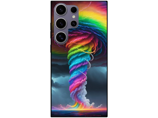 Skin Rainbow Storm, compatibil cu Samsung Galaxy S23 Ultra, M0042