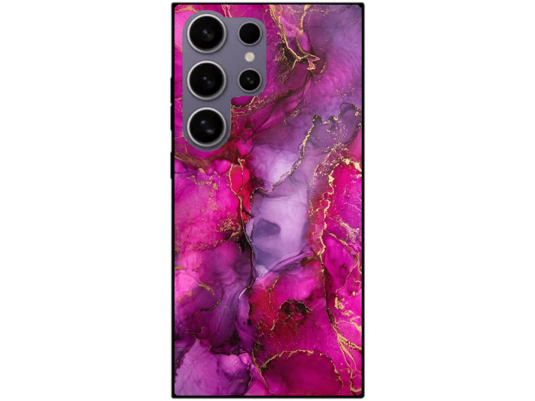 Skin Pink Marble, compatibil cu Samsung Galaxy S24 Ultra, M0043