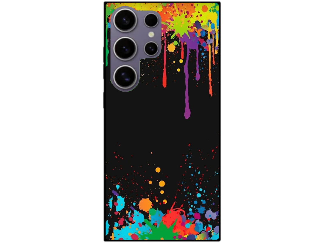 Skin Paint Drops, compatibil cu Samsung Galaxy S23 Ultra, M0047