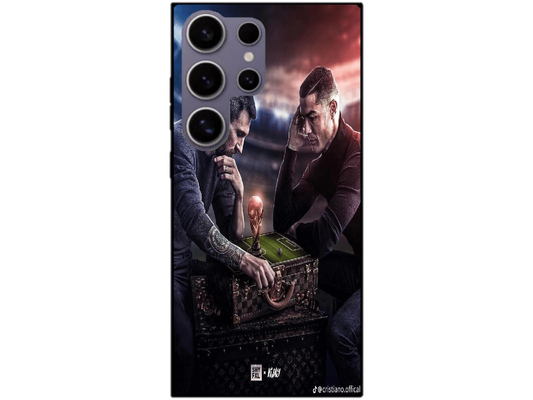 Skin Messi si Ronaldo 1, compatibil cu Samsung Galaxy S23 Ultra, M0064