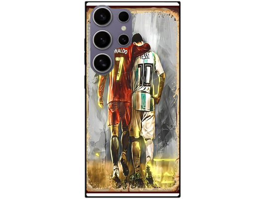 Skin Messi si Ronaldo 2, compatibil cu Samsung Galaxy S24 Ultra, M0069