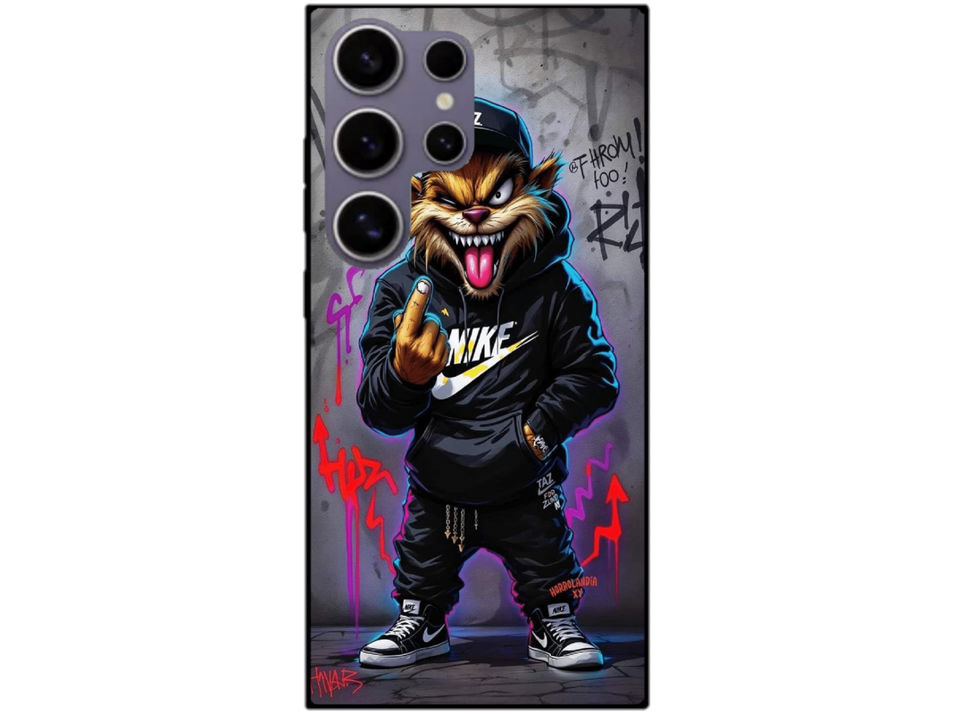Skin Nike Cat, compatibil cu Samsung Galaxy S23 Ultra, M0139