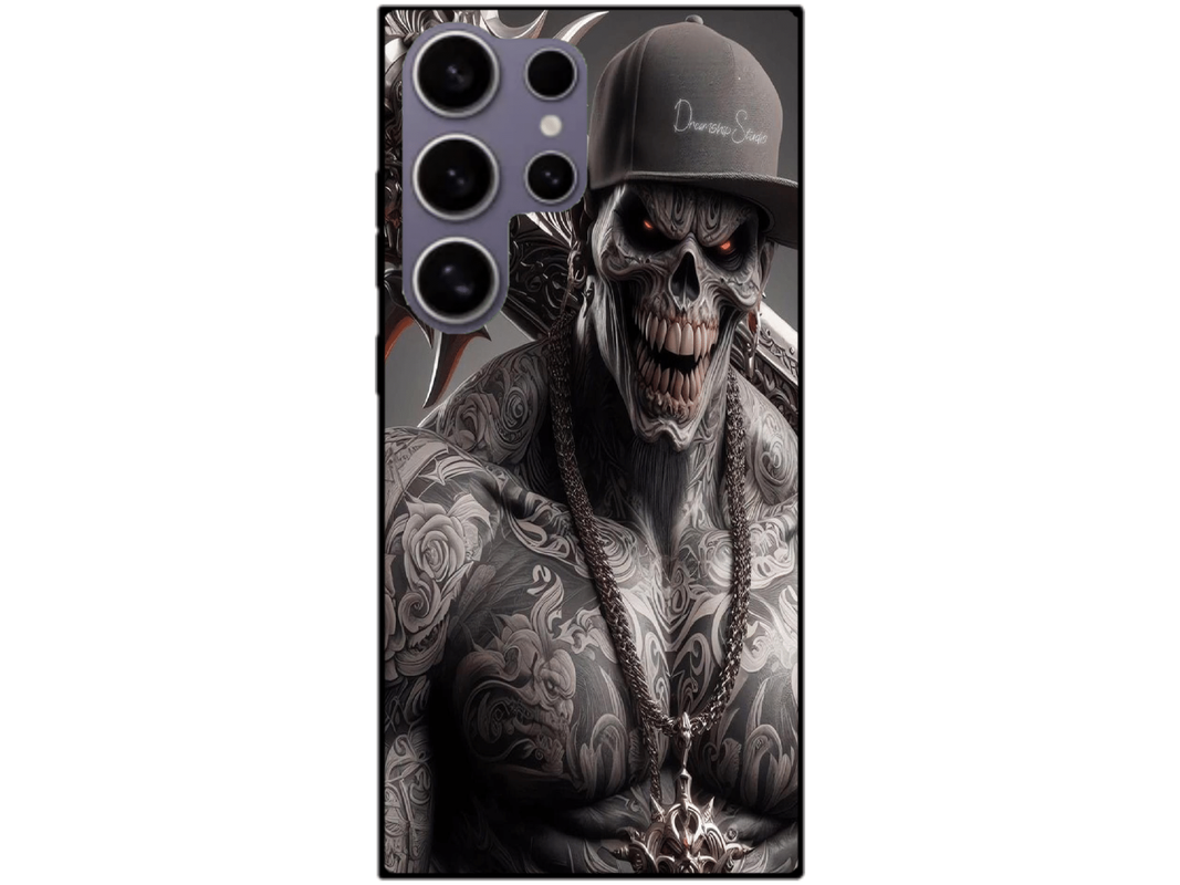 Skin Skullman, compatibil cu Samsung Galaxy S23 Ultra, M0146