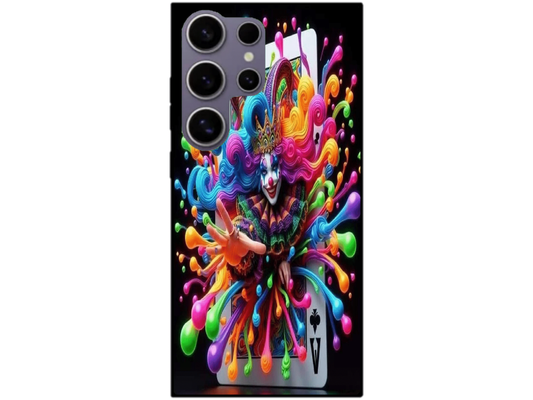 Skin Joker Card, compatibil cu Samsung Galaxy S23 Ultra, M0176
