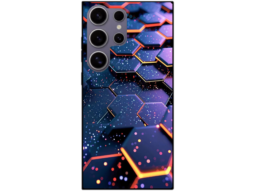 Skin Hexagons 1, compatibil cu Samsung Galaxy S23 Ultra, M0209