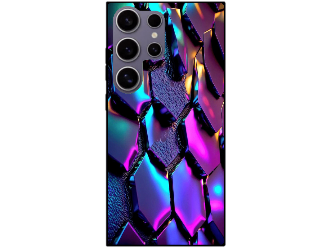 Skin Hexagons 2, compatibil cu Samsung Galaxy S24 Ultra, M0214