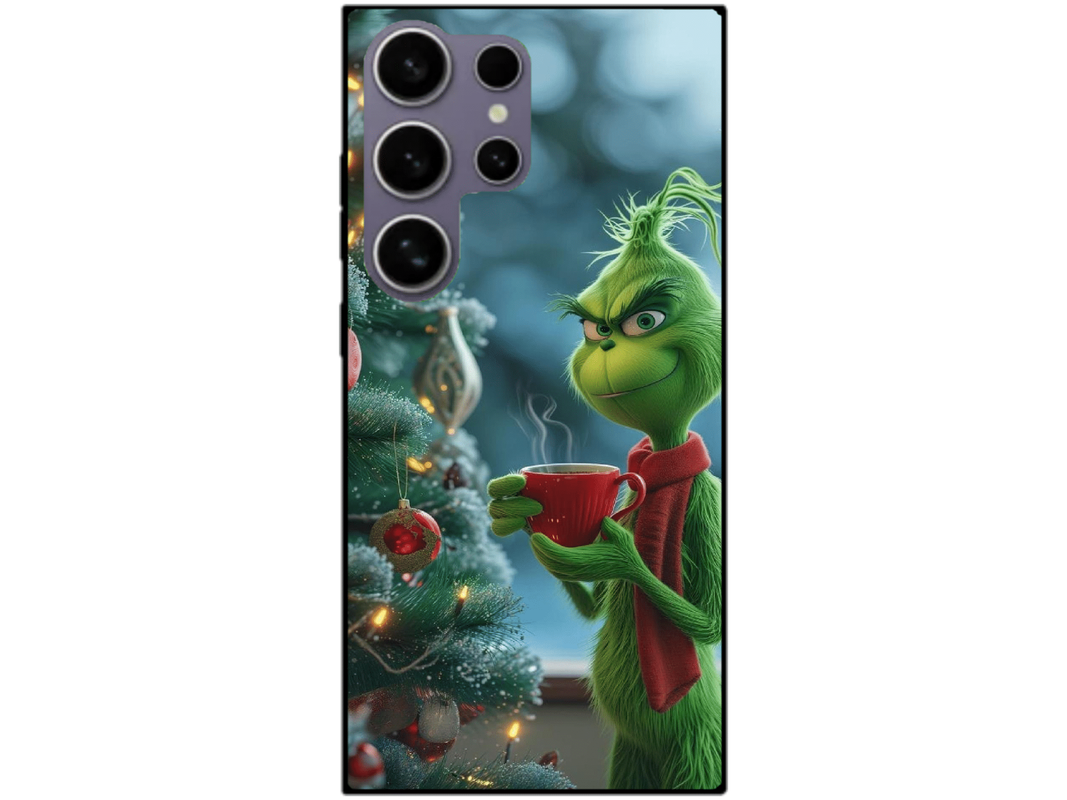 Skin Grinch, compatibil cu Samsung Galaxy S24 Ultra, M0222