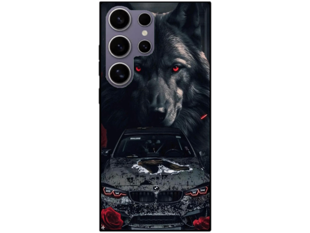 Skin Wolf, compatibil cu Samsung Galaxy S24 Ultra, M0245