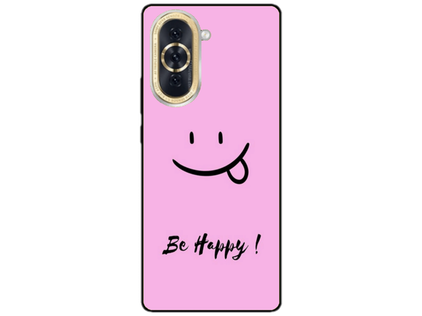 Husa Silicon HQCover compatibila cu Huawei Nova 10, model Be Happy, rezistenta la socuri si zgarieturi, SP1M00033