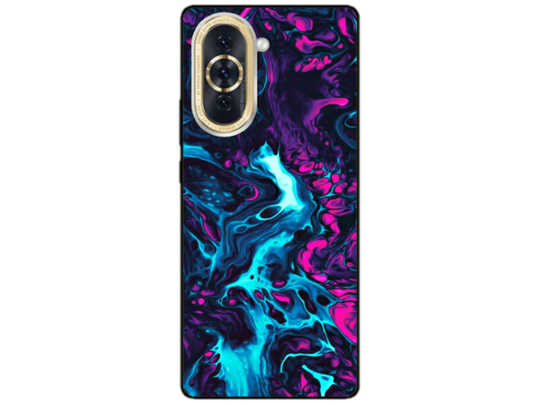 Husa Silicon HQCover compatibila cu Huawei Nova 10, model Explozie de culori v3, rezistenta la socuri si zgarieturi, SP1M00044