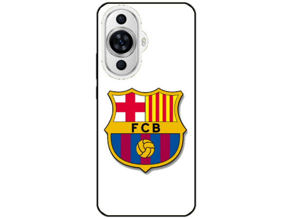 Husa Silicon HQCover compatibila cu Huawei Nova 11, model Fotbal FCB, rezistenta la socuri si zgarieturi, SP1M00001