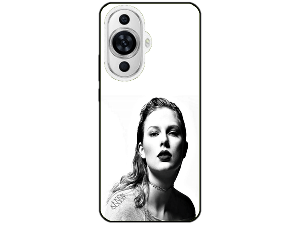 Husa Silicon HQCover compatibila cu Huawei Nova 11, model Taylor Swift v1, rezistenta la socuri si zgarieturi, SP1M00016