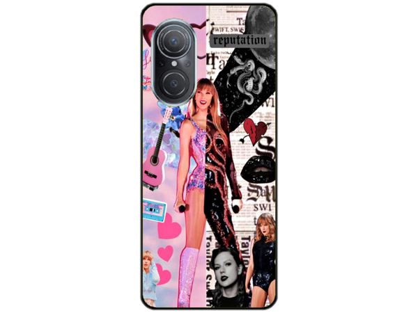 Husa Silicon HQCover compatibila cu Huawei Nova 9 SE, model Taylor Swift v2, rezistenta la socuri si zgarieturi, SP1M00026