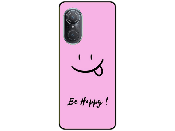 Husa Silicon HQCover compatibila cu Huawei Nova 9 SE, model Be Happy, rezistenta la socuri si zgarieturi, SP1M00033