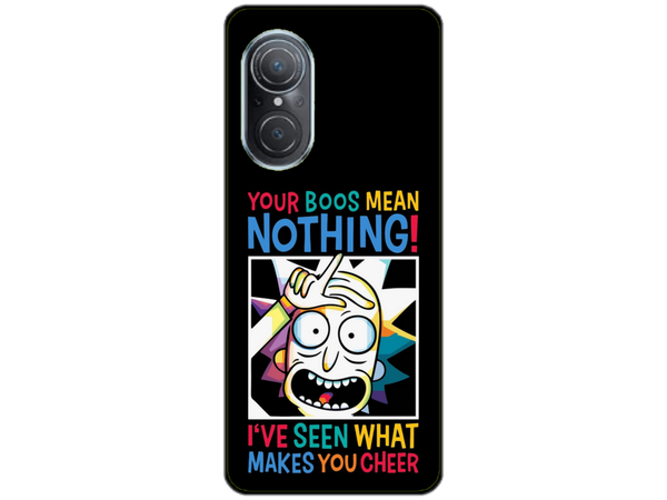 Husa Silicon HQCover compatibila cu Huawei Nova 9 SE, model Rick and Morty, rezistenta la socuri si zgarieturi, SP1M00048