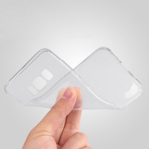 Husa de protectie Transparenta compatibila cu Apple iPhone 7, rezistenta la socuri, silicon, tip carcasa