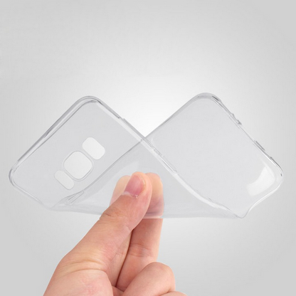 Husa de protectie Transparenta compatibila cu Apple iPhone 7, rezistenta la socuri, silicon, tip carcasa