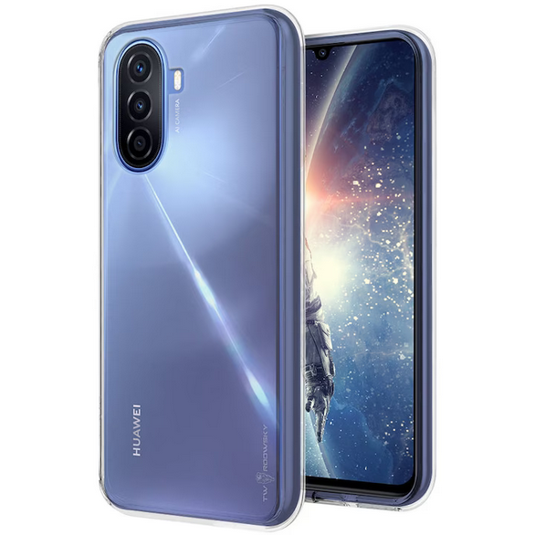 Husa de protectie Transparenta compatibila cu Huawei Nova Y70, rezistenta la socuri, silicon, tip carcasa