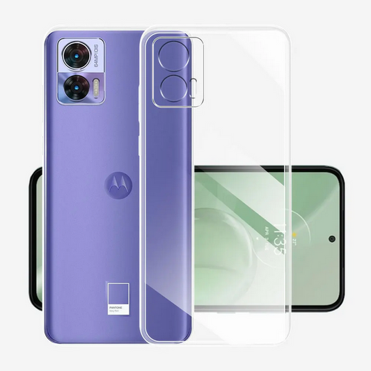 Husa de protectie Transparenta compatibila cu Motorola Moto Edge 30 Neo, rezistenta la socuri, silicon, tip carcasa
