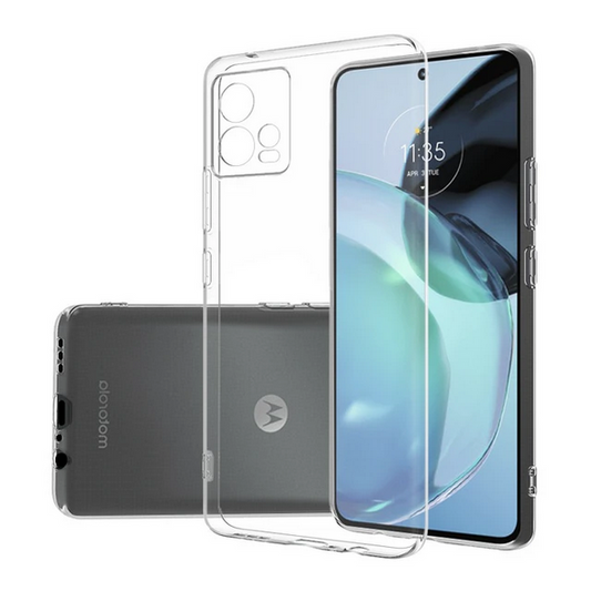 Husa de protectie Transparenta compatibila cu Motorola Moto G72, rezistenta la socuri, silicon, tip carcasa