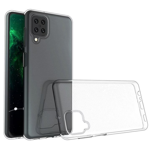 Husa de protectie Transparenta compatibila cu Samsung Galaxy A12, rezistenta la socuri, silicon, tip carcasa