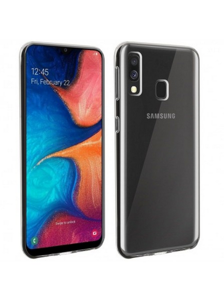 Husa de protectie Transparenta compatibila cu Samsung Galaxy A20E, rezistenta la socuri, silicon, tip carcasa