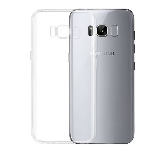 Husa de protectie Transparenta compatibila cu Samsung Galaxy S8 Plus, rezistenta la socuri, silicon, tip carcasa