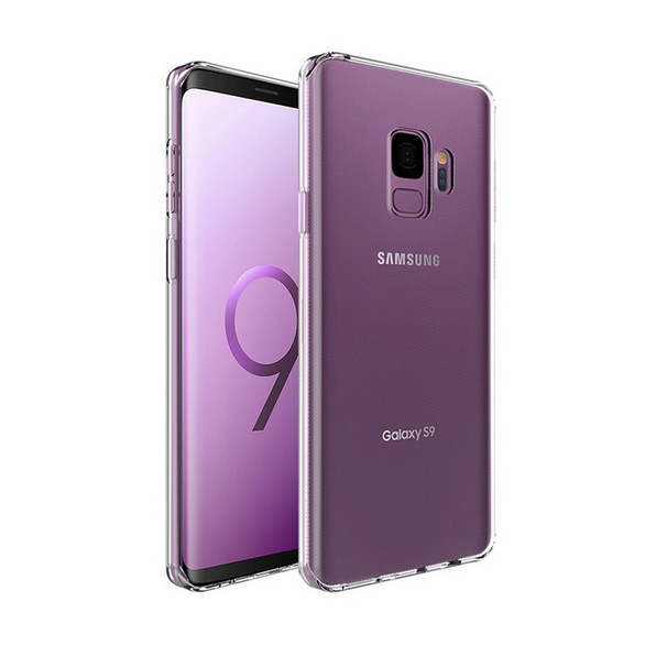 Husa de protectie Transparenta compatibila cu Samsung Galaxy S9 Plus, rezistenta la socuri, silicon, tip carcasa