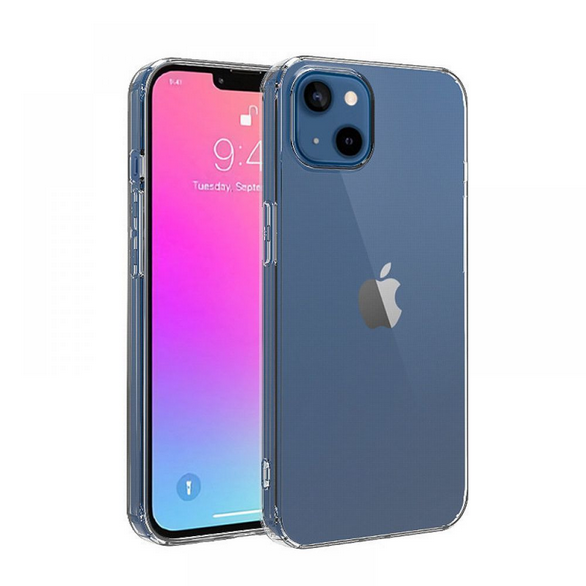 Husa de protectie Transparenta compatibila cu Apple iPhone 15 Plus, rezistenta la socuri, silicon, tip carcasa