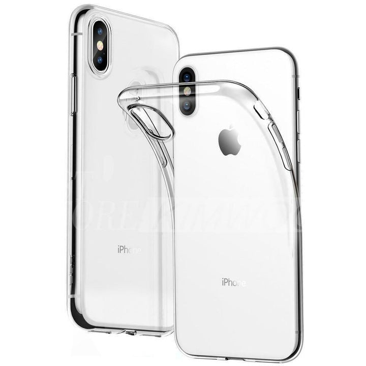 Husa de protectie Transparenta compatibila cu Apple iPhone X, rezistenta la socuri, silicon, tip carcasa