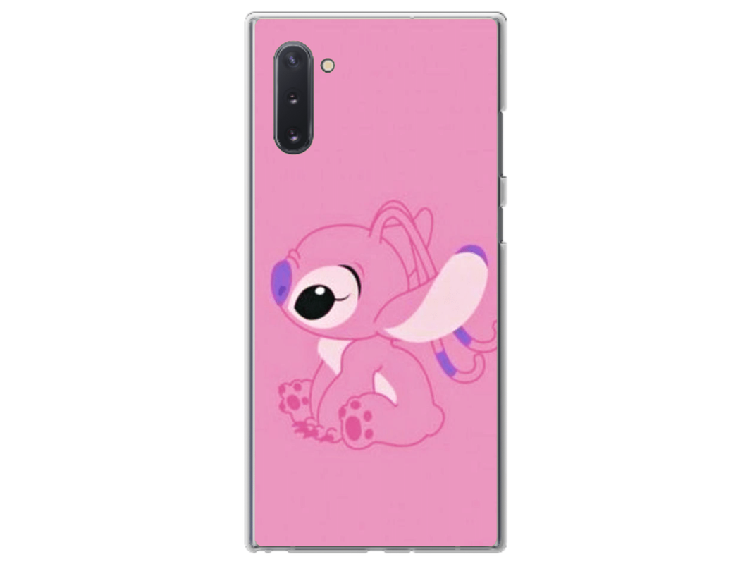 Husa Silicon HQCover compatibila cu Samsung Galaxy Note 10, model Stich v1, rezistenta la socuri si zgarieturi, SP1M00010