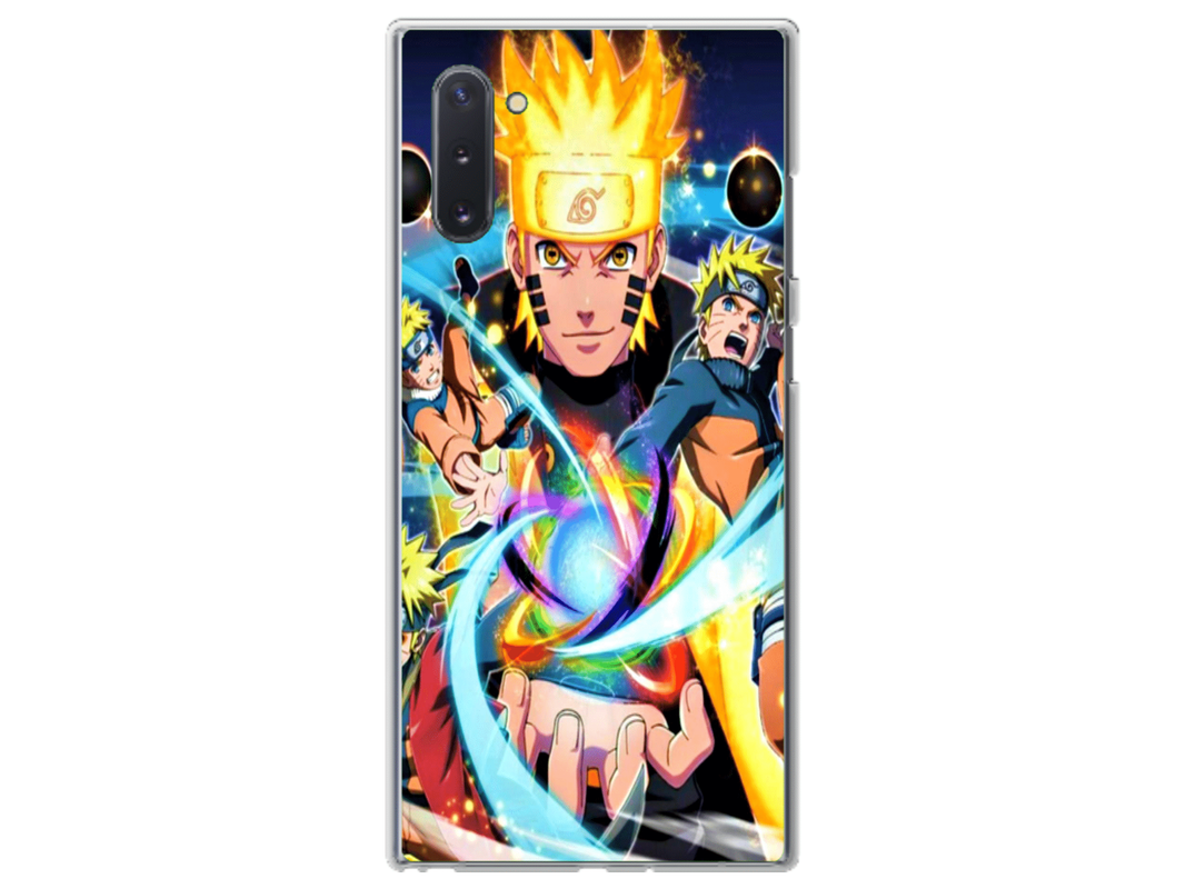 Husa Silicon HQCover compatibila cu Samsung Galaxy Note 10, model Naruto v1, rezistenta la socuri si zgarieturi, SP1M00020