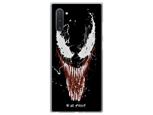 Husa Silicon HQCover compatibila cu Samsung Galaxy Note 10, model Venom v1, rezistenta la socuri si zgarieturi, SP1M00024