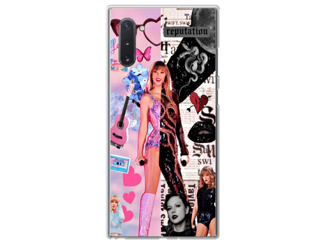 Husa Silicon HQCover compatibila cu Samsung Galaxy Note 10, model Taylor Swift v2, rezistenta la socuri si zgarieturi, SP1M00026