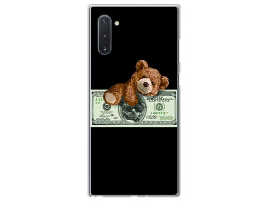 Husa Silicon HQCover compatibila cu Samsung Galaxy Note 10, model Urs Cool v2, rezistenta la socuri si zgarieturi, SP1M00034