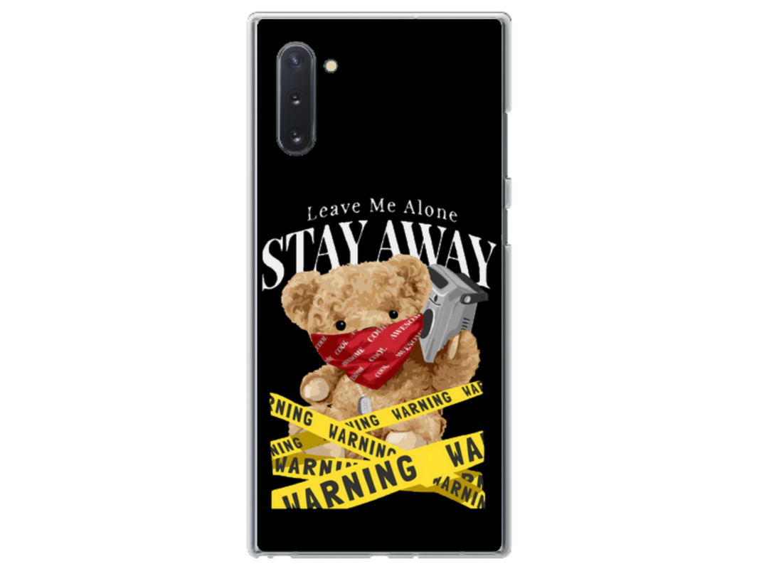 Husa Silicon HQCover compatibila cu Samsung Galaxy Note 10, model Urs Cool v3, rezistenta la socuri si zgarieturi, SP1M00036