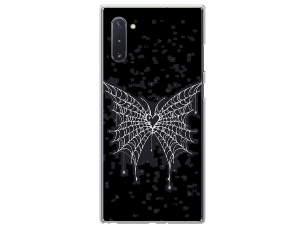 Husa Silicon HQCover compatibila cu Samsung Galaxy Note 10, model Butterfly, rezistenta la socuri si zgarieturi, SP1M00038
