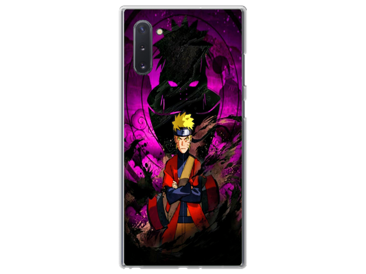 Husa Silicon HQCover compatibila cu Samsung Galaxy Note 10, model Naruto v2, rezistenta la socuri si zgarieturi, SP1M00047