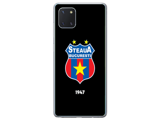 Husa Silicon HQCover compatibila cu Samsung Galaxy Note 10 Lite, model Steaua Bucuresti, rezistenta la socuri si zgarieturi, SP1M00004