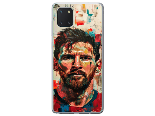 Husa Silicon HQCover compatibila cu Samsung Galaxy Note 10 Lite, model Messi v2, rezistenta la socuri si zgarieturi, SP1M00007